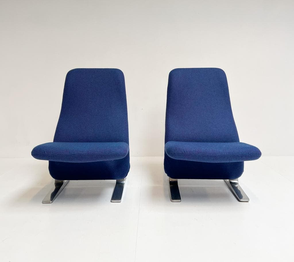 Opnieuw Gestoffeerde Artifort Concorde Fauteuil, 1960's image 16