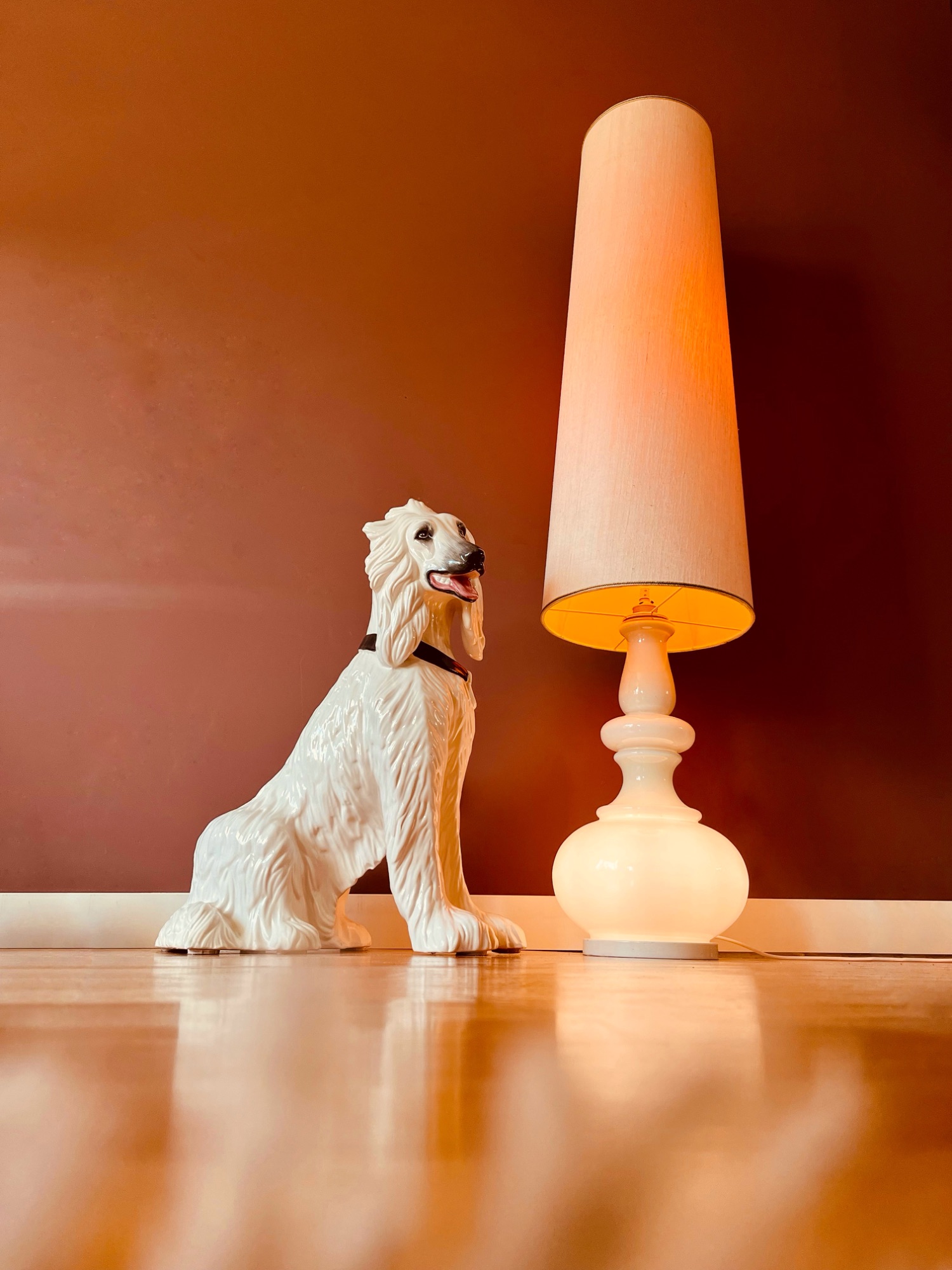 Italiaanse Keramieken Hond +/- 70cm Hoog image 6