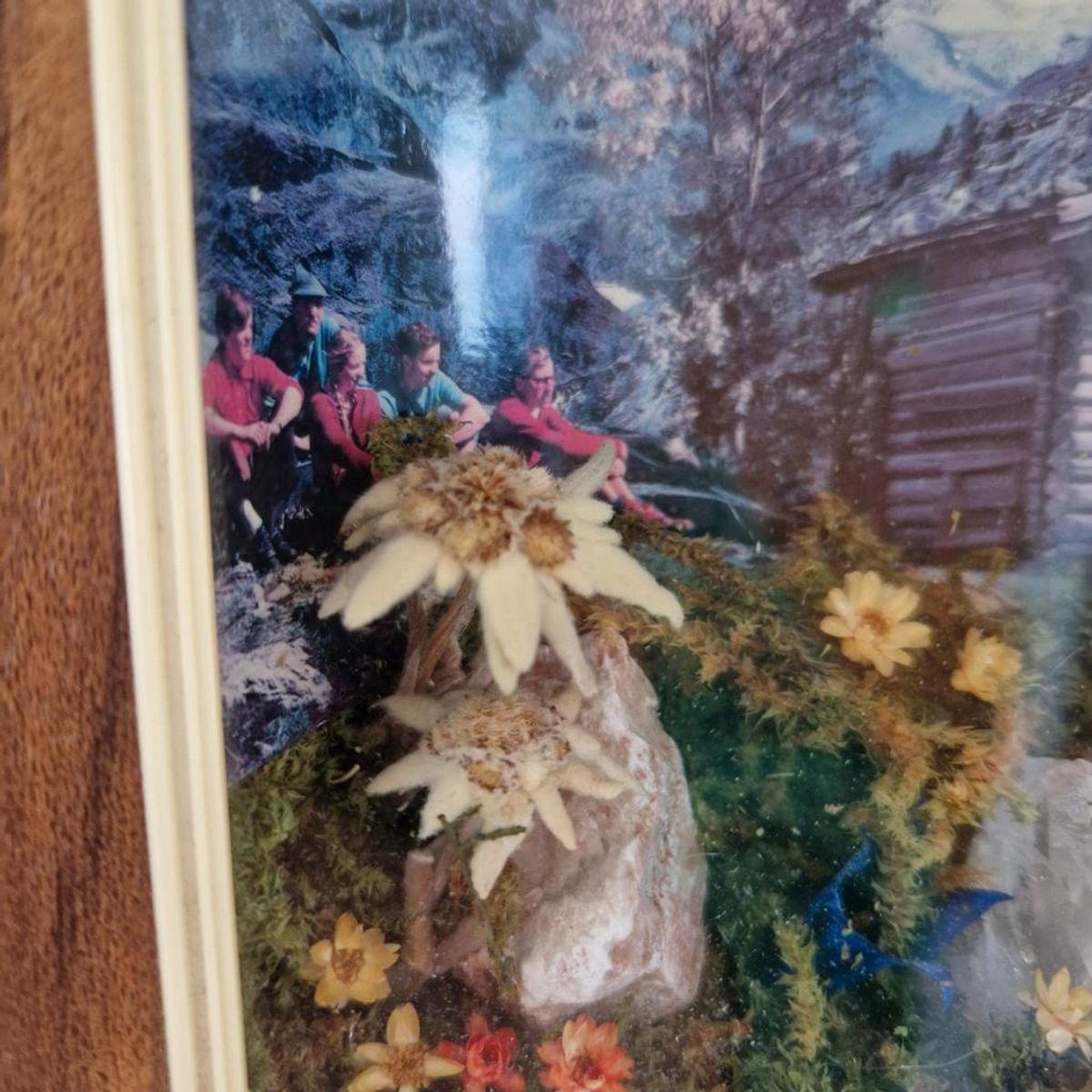 Oostenrijk 3d Vintage Schilderij Met Kristal Stenen Etc. image 8