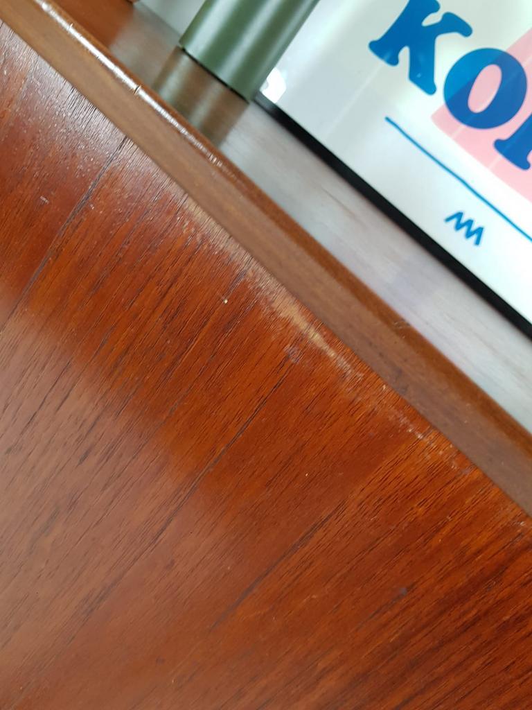 Vintage Teak Houten Wandkast | Buffetkast Deens Kast image 14