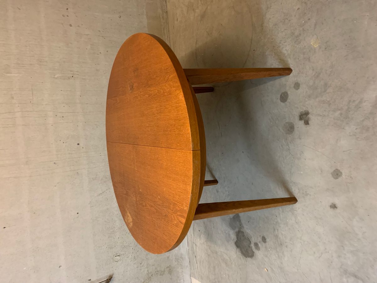 Ronde Uitschuifbare Eettafel Van Lübke image 2