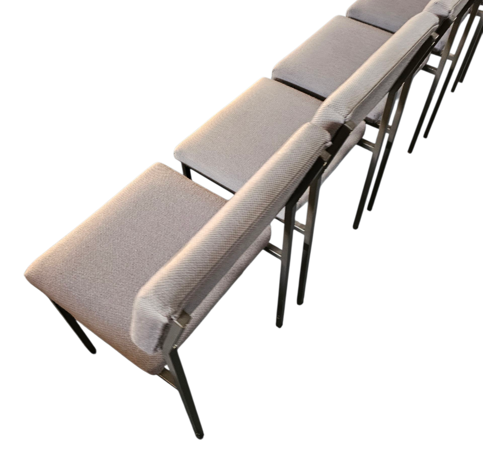 6 X No. 33 Dining Chair By Gijs Van Der Sluis For Van Der Sluis Stalen Meubelen, 1960s image 12