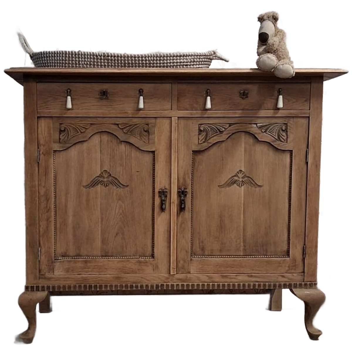 Vintage Sierlijke Commode Dressoir Hout “lenn” image 2