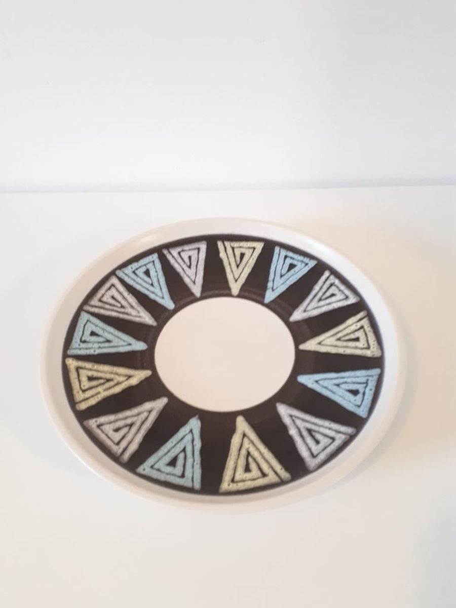 * 50's Vintage Wandbord West Germany Bord Fruitschaal | Kerst image 3