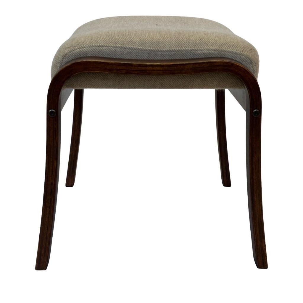 Vintage Voetenbankje Retro Poef Deense Poef Westnofa Design image 20