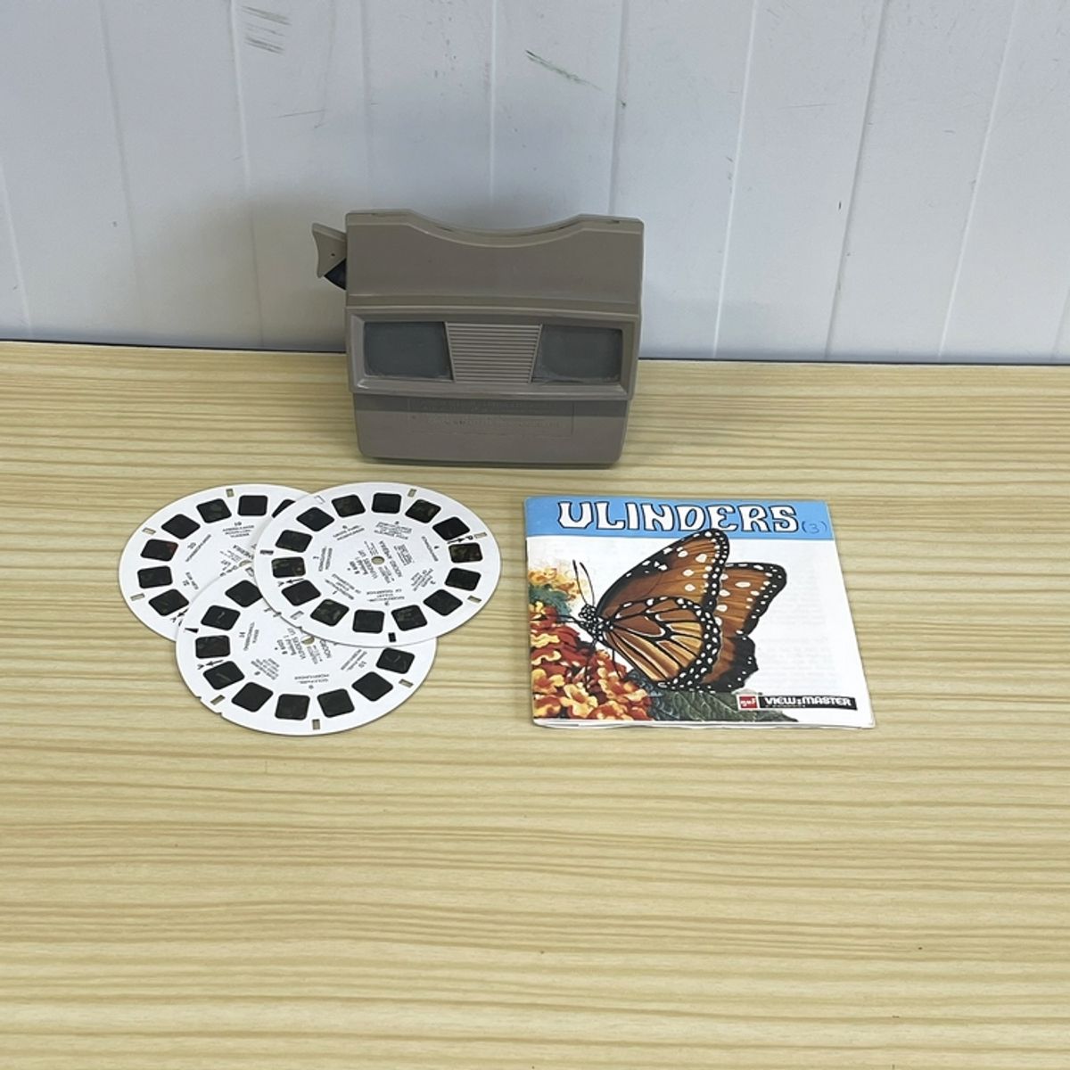 Vintage View-master & 3 Butterfly Plaatjes Vintage Retro image 3