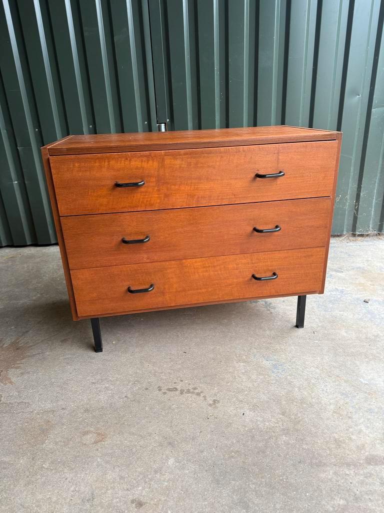Vintage Simpla Lux Ladekast - Deens Design Teak image 4