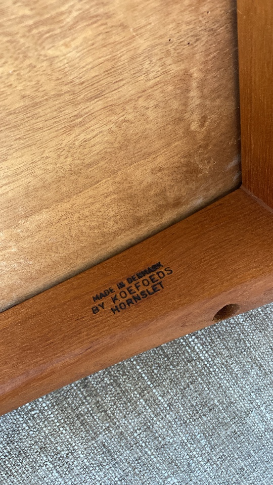 Zes Deense Vintage Houten Stoelen Van Koefoeds Hornslet image 9