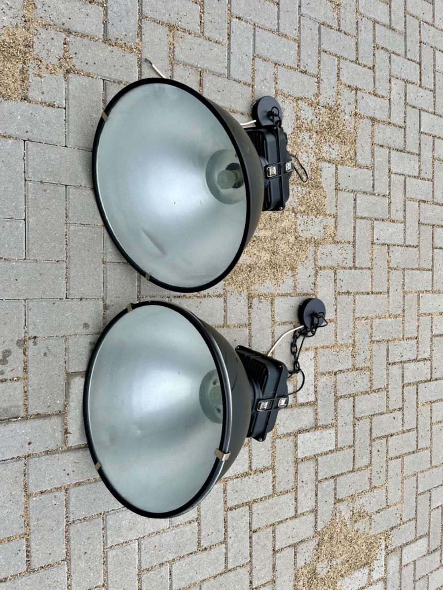 2x Grote Zware Industriële Lamp image 3