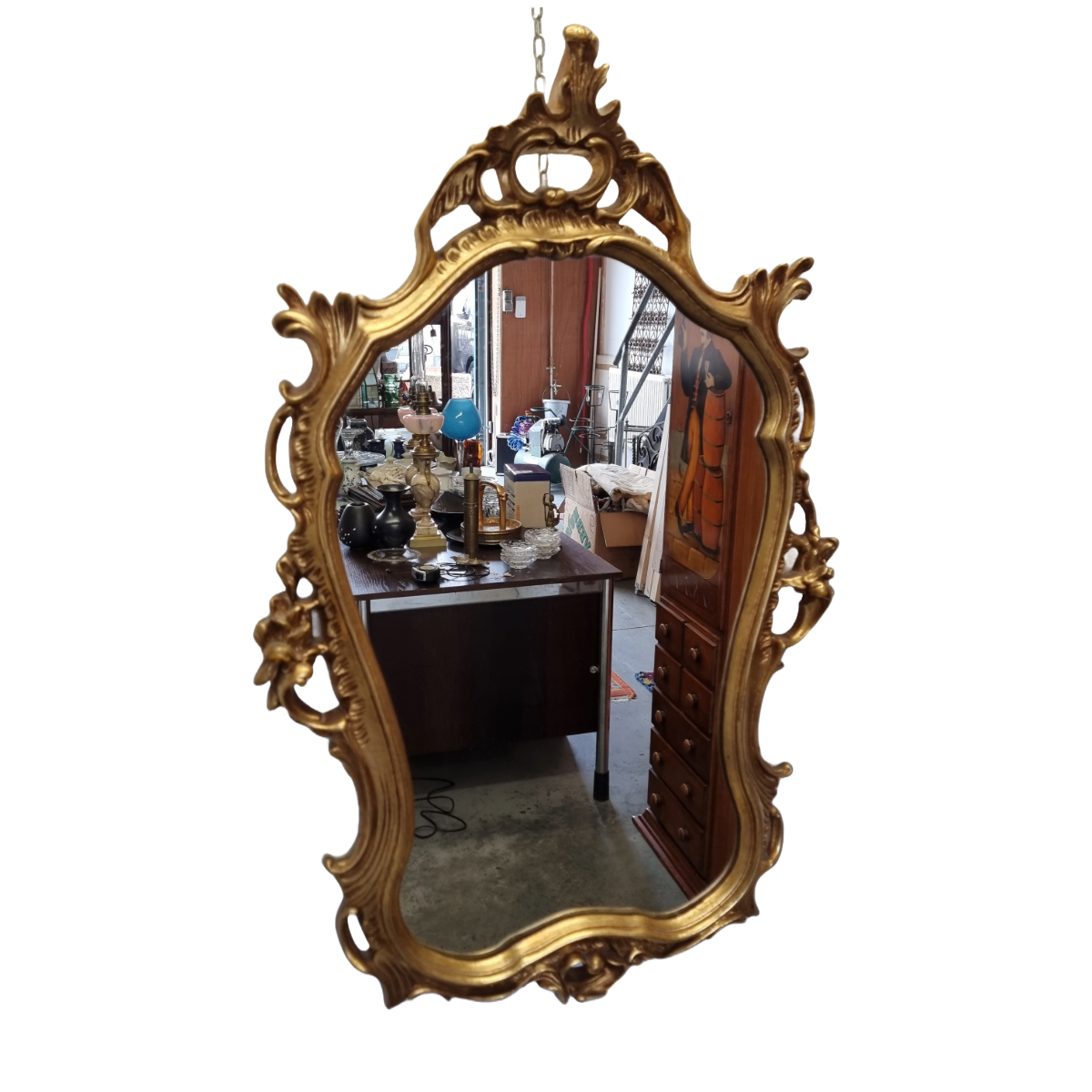 Vintage Rococo Stijl Kuifspiegel image 2