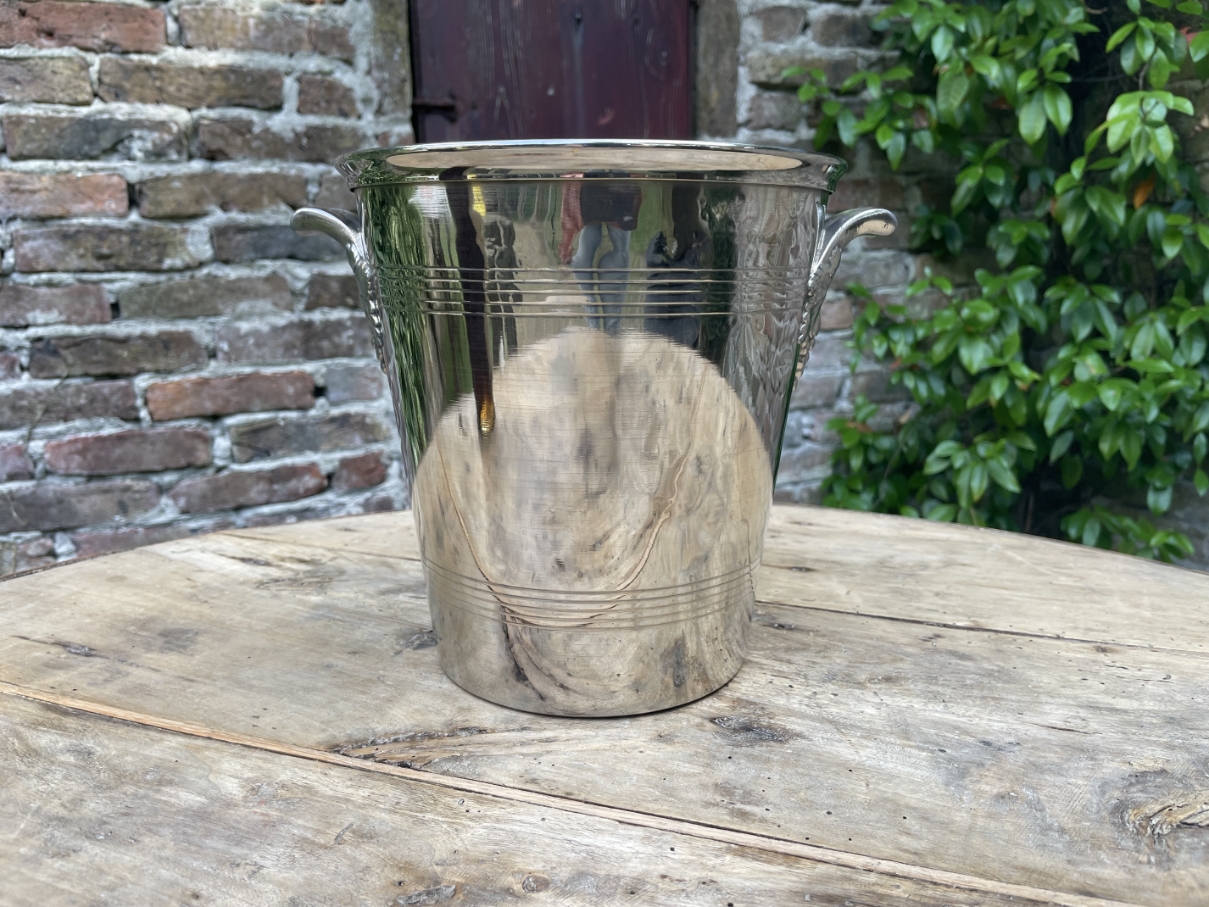 Champagnekoeler Wijnkoeler Art Deco 1930 Frans image 2