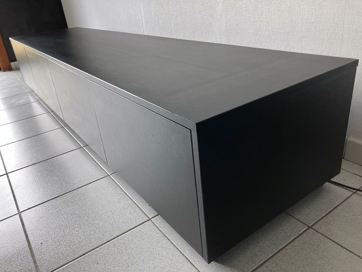 Zwarte Moderne Tv Kast 200cm image 2