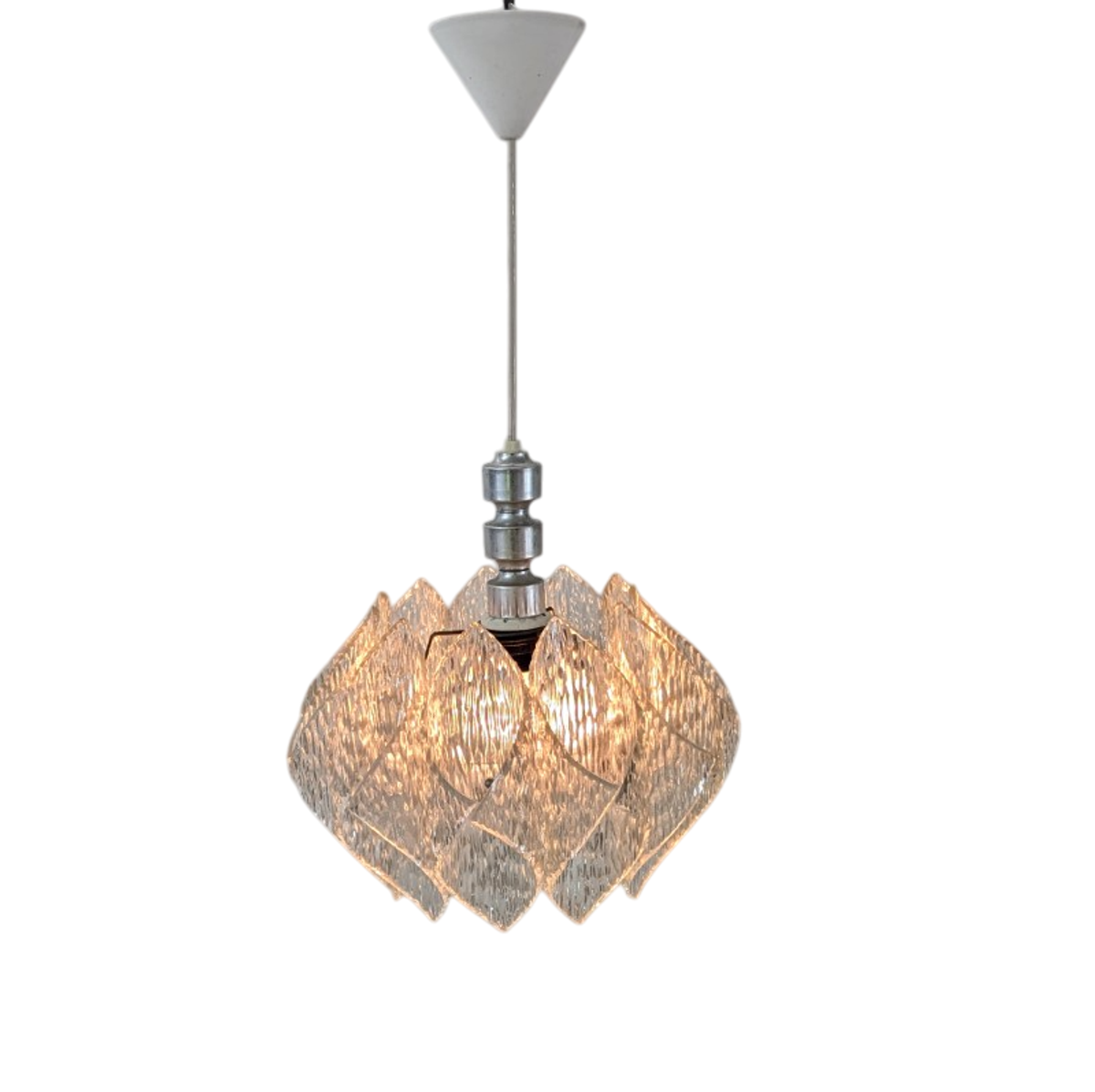 Jaren 70 Hanglamp – Marbach Acrylite - (kg41) image 3