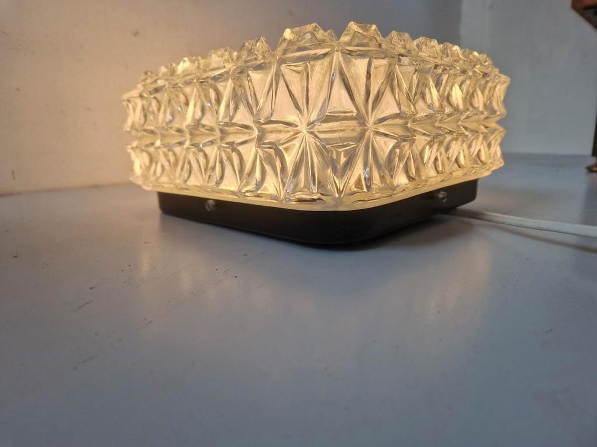 Vintage Glazen Plafond Lamp Design Glas. image 5