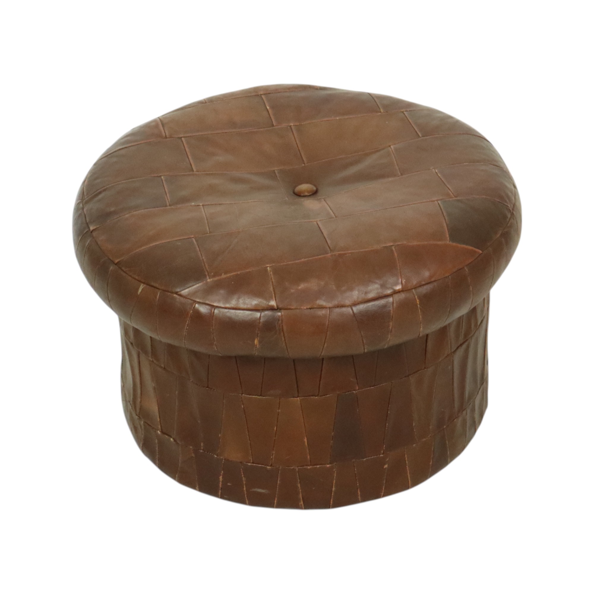Design Mushroom Poef Opbergruimte De Sede Bruin Leer 57cm image 15