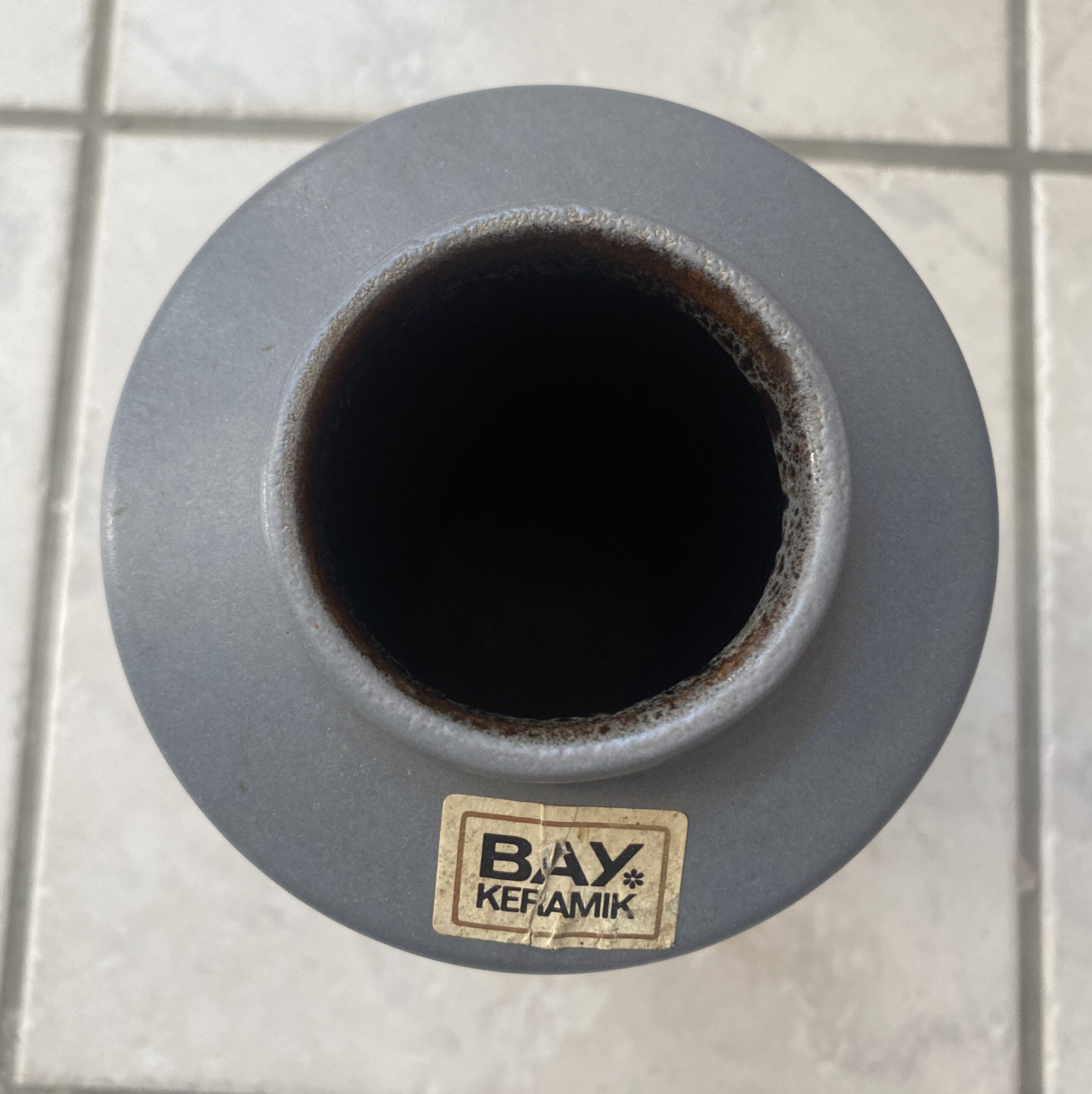 Modernist Vase By Bay Model 690 25 1970s Wgp image 4