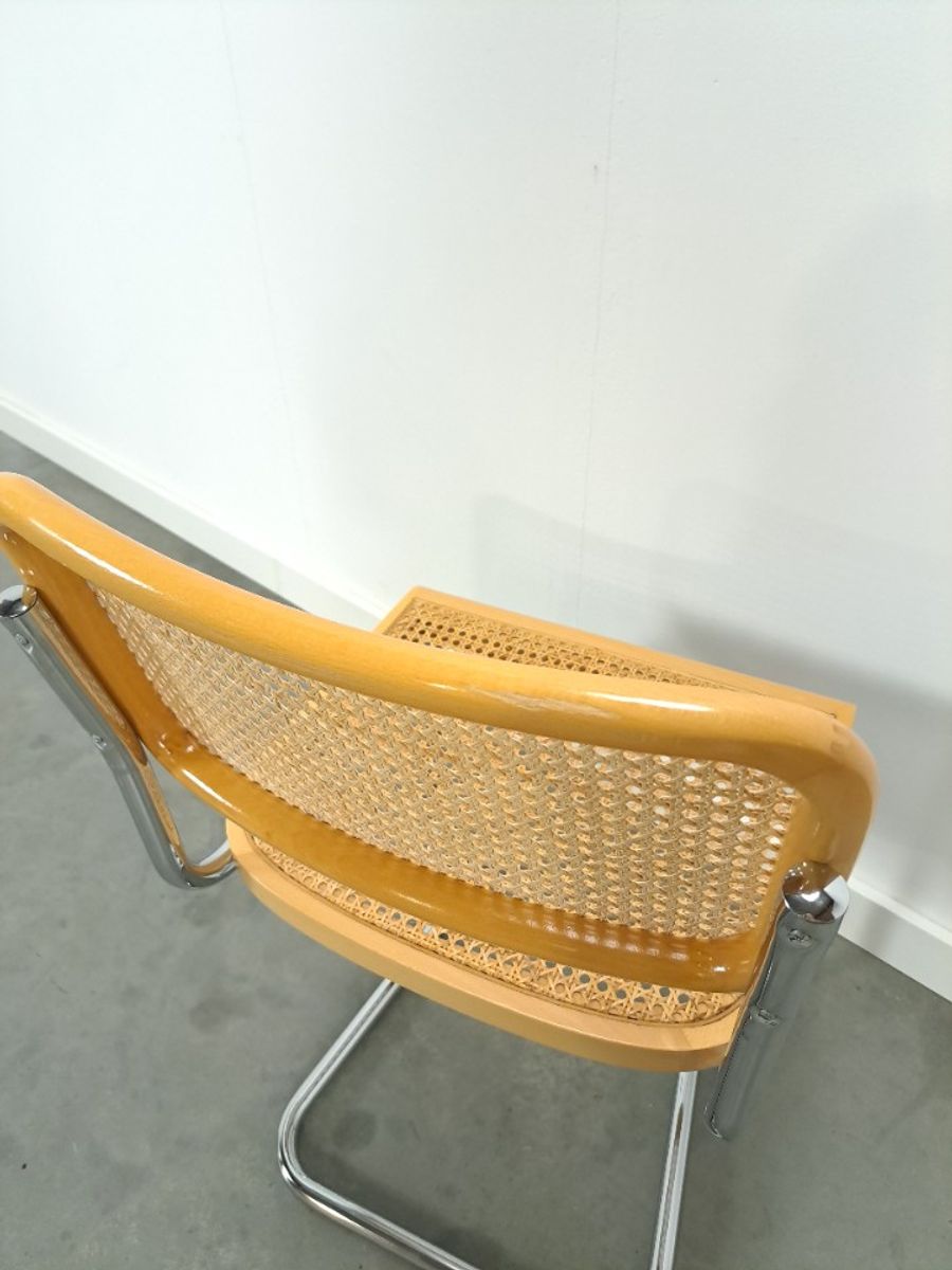 Italiaanse Webbing Set Stoelen Met Chromen Buisframe image 8