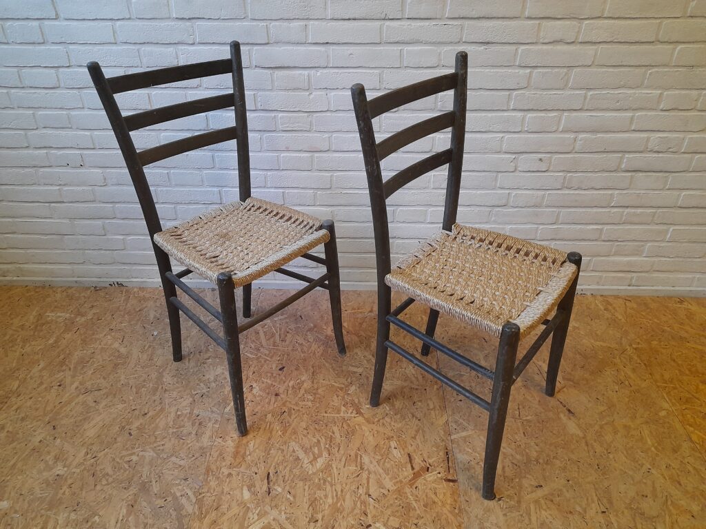 Pair Of Italian Bistro Chairs image 4