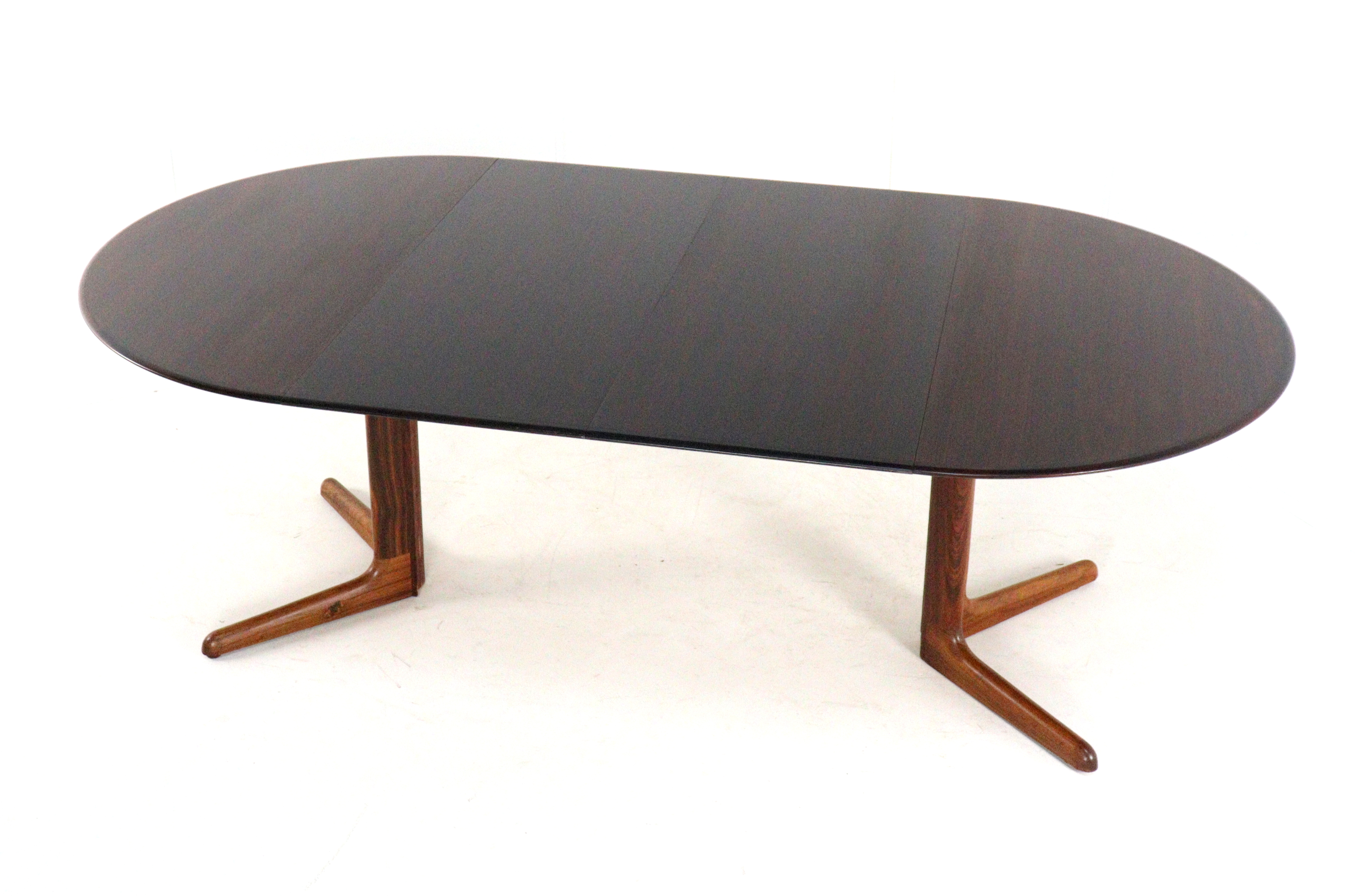 dyrlund Palissander Ronde 2x Verlengbare Tafel Eettafel Deens Vintage image 19