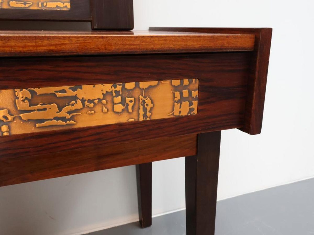 Vintage Sidetable Met Spiegel Denemarken image 8