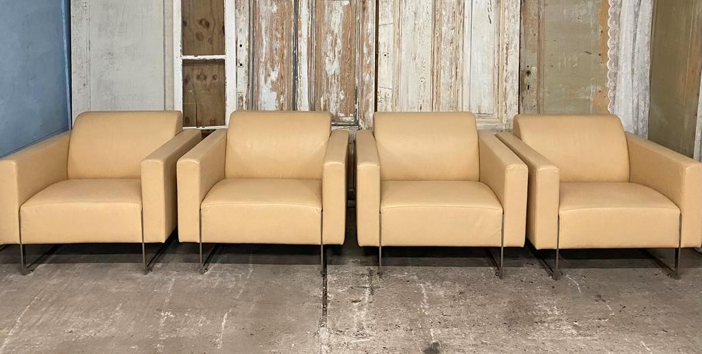 Mare Artifort Fauteuils (4x) - Design Klassiekers. Leder. image 4