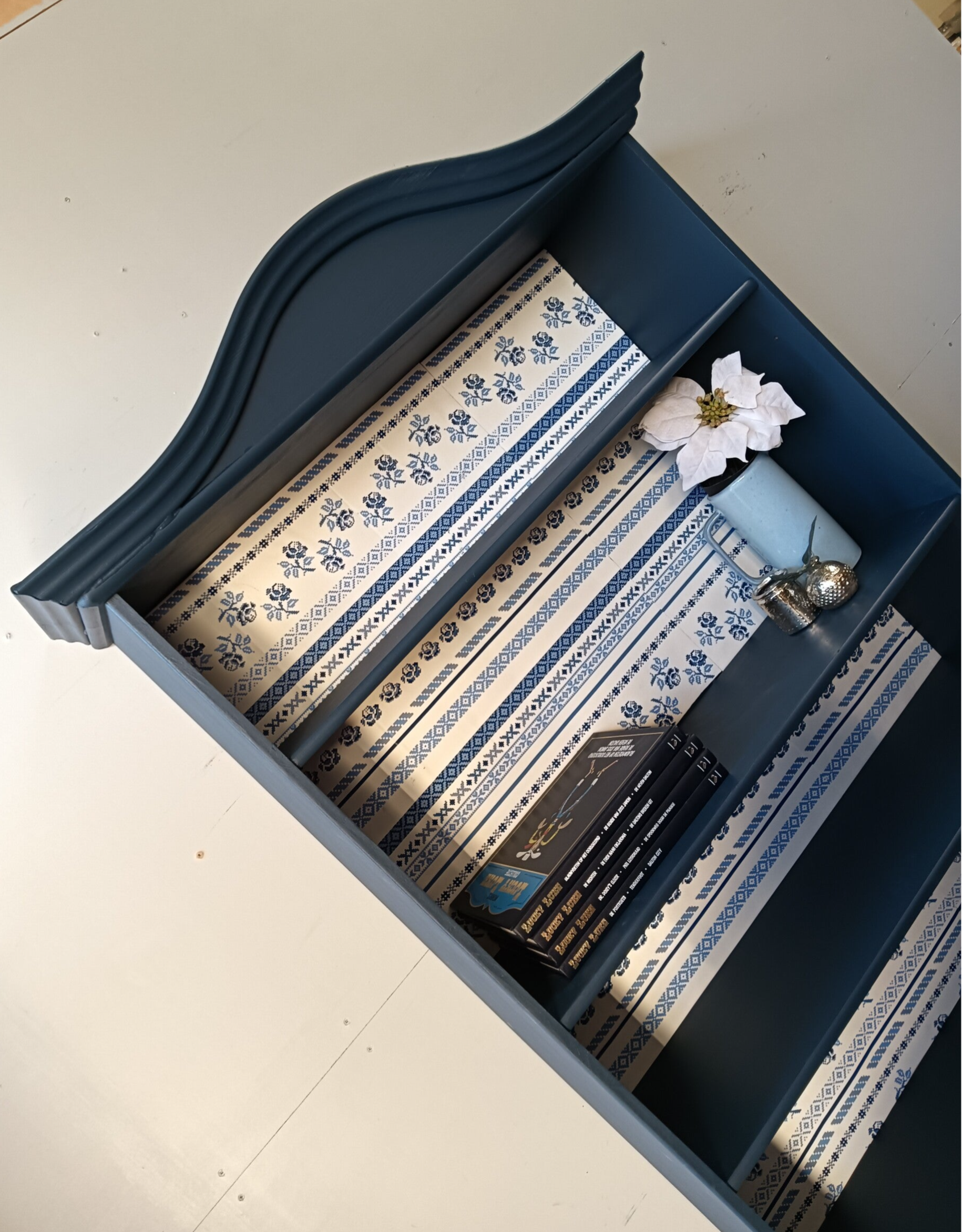 Boekenkast {op} Gelapt Delfts Blauw image 13