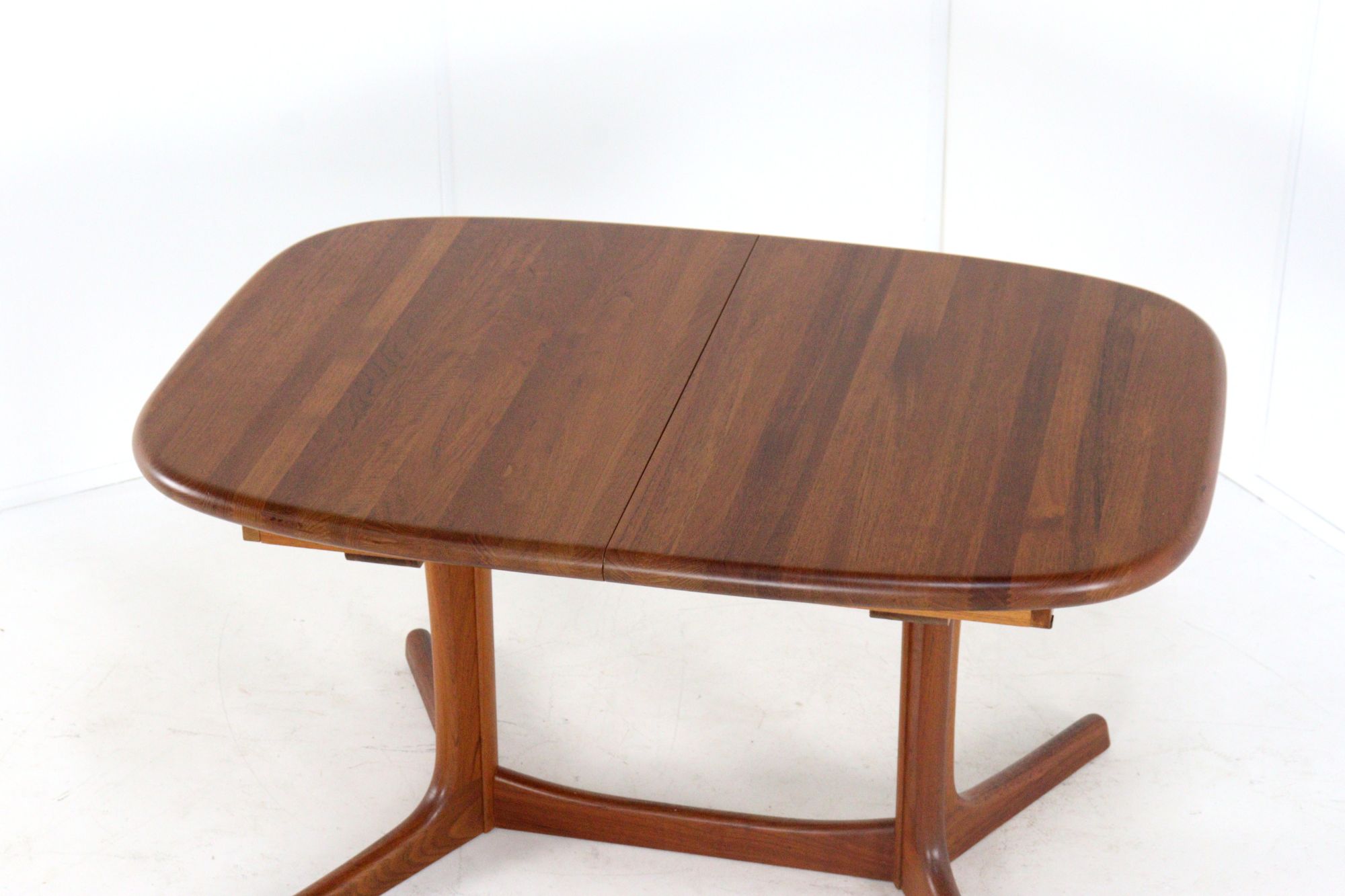 dyrlund Ovalen 1x Verlengbare Eettafel Massief Teak Vintage Deens image 11