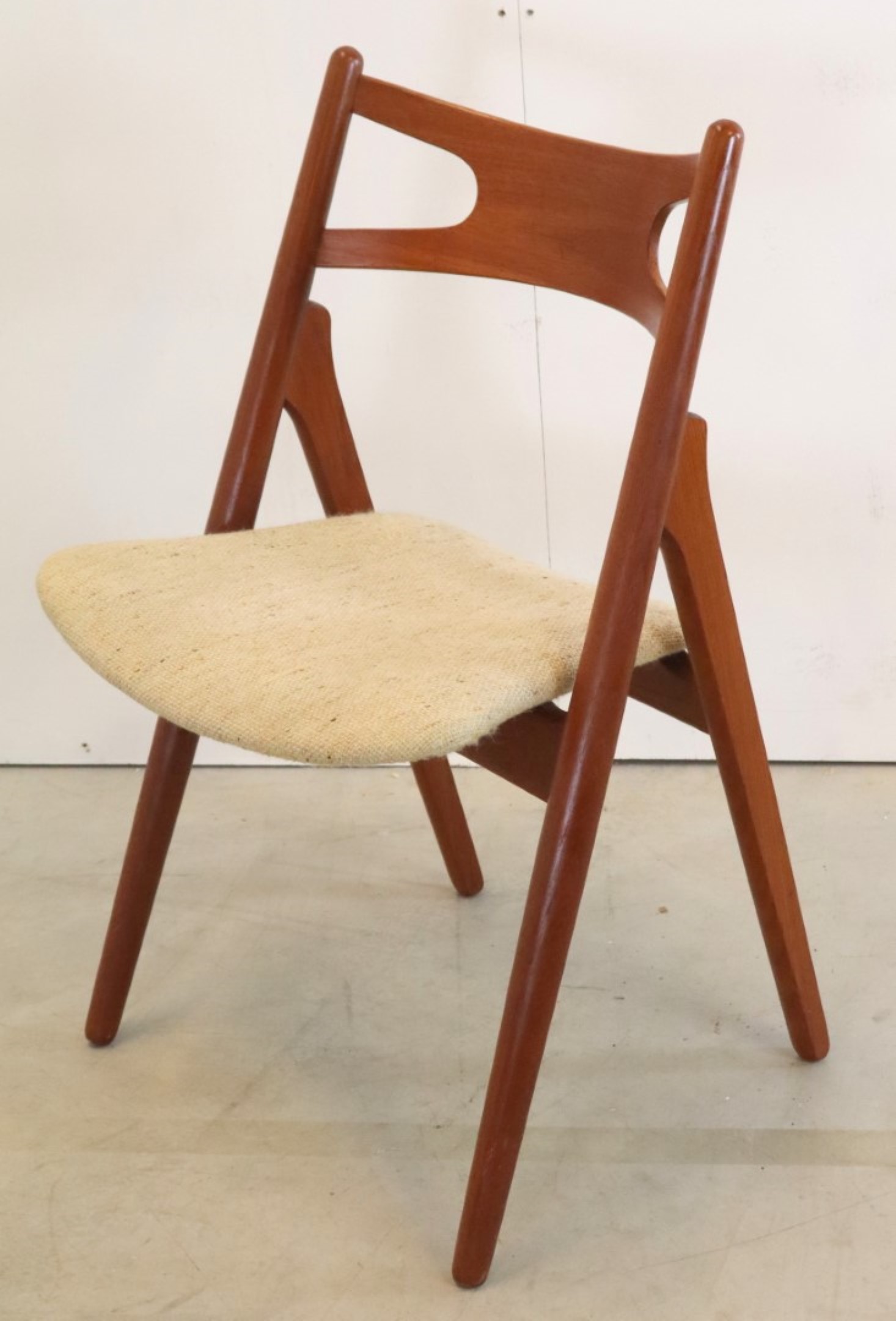 Set 6 Hans Wegner Carl Hansen Ch29 Stoelen Vintage Deens Sawbuck image 16