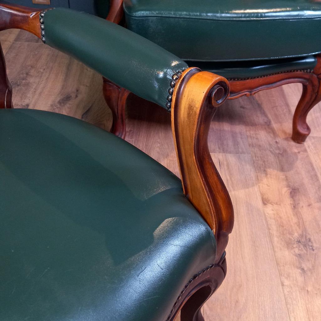 Antieke Chesterfield Dames Armfauteuil image 9