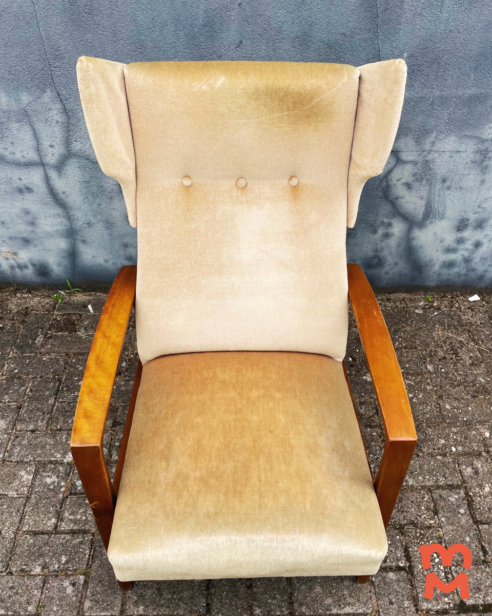 Vintage Jaren 50 Oorfauteuil image 5