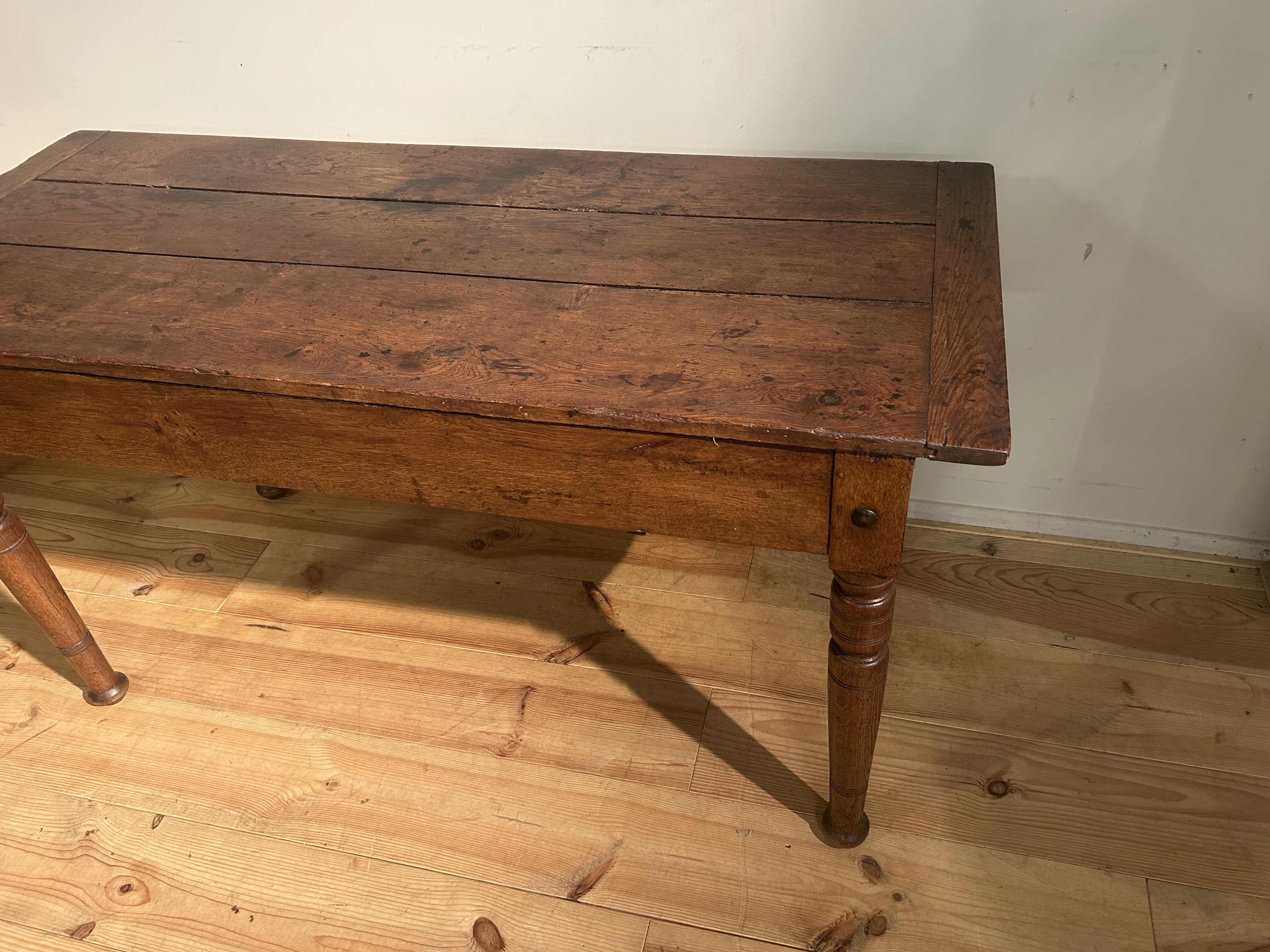 Antieke Petrin Tafel In Eikenhout Circa 1850 image 10