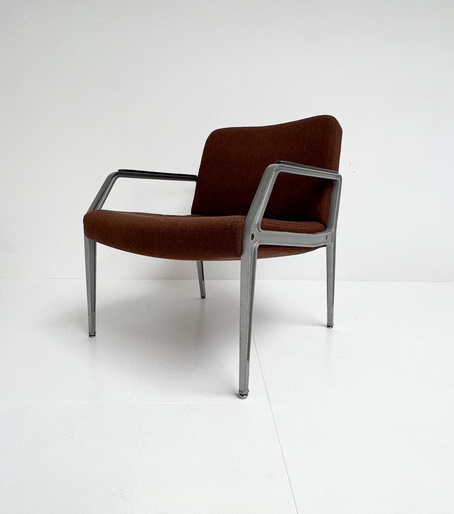 Fauteuil Met Voetenbank Toegeschreven Aan Gispen, 1960's image 3