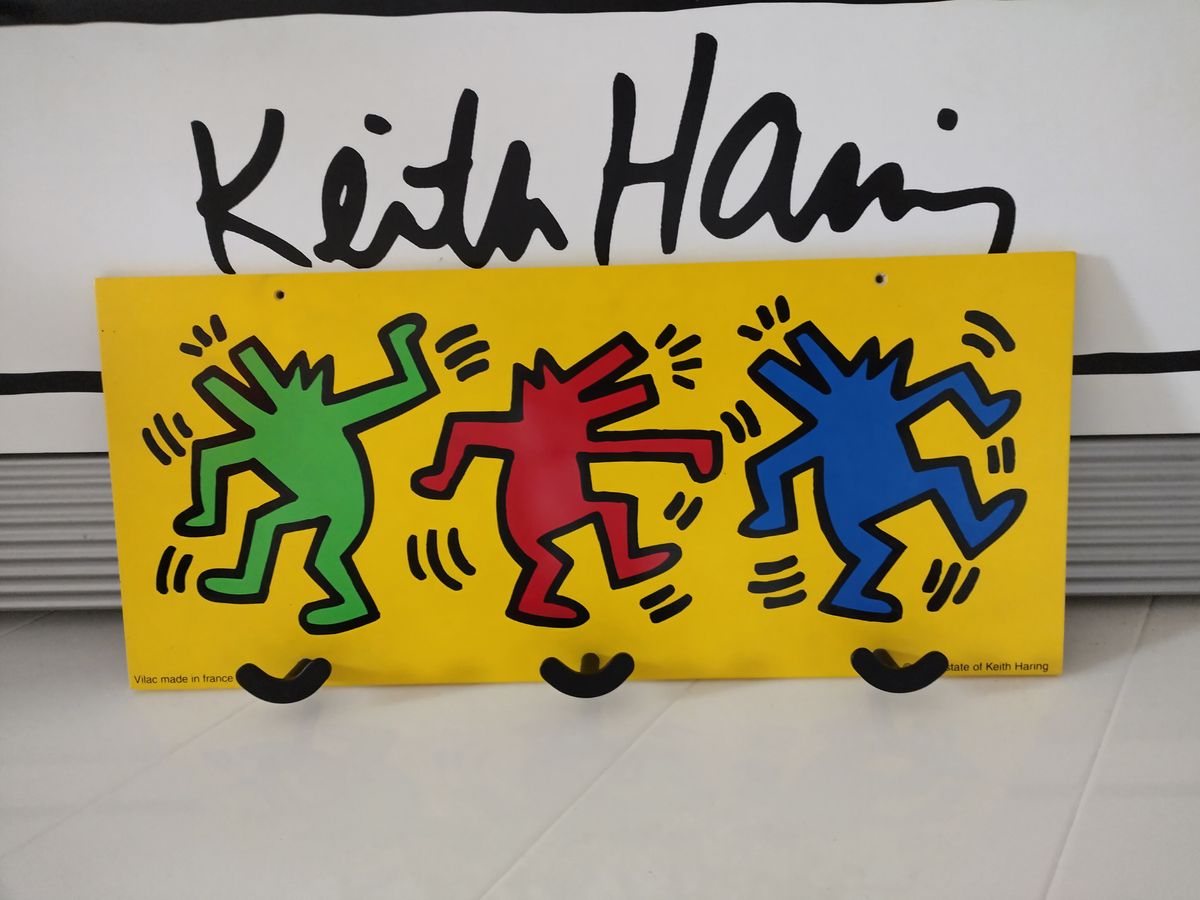 Keith Haring Kapstok Hout Vilac 22 X 50 Cm image 5