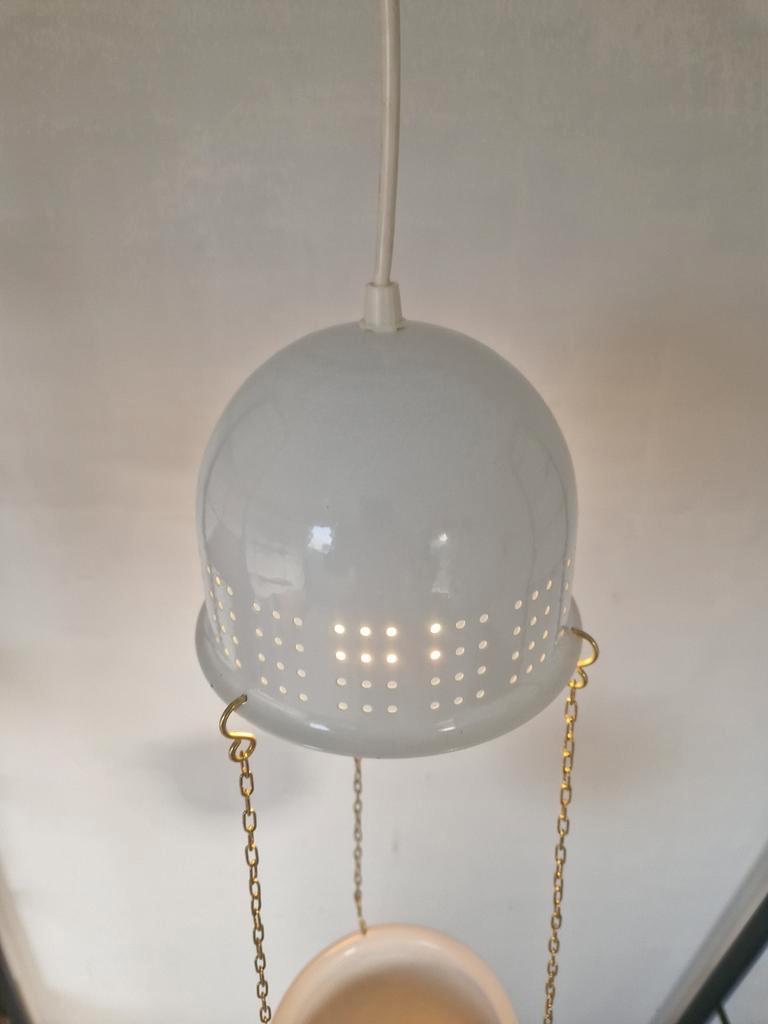 Vintage Woja Design Lamp Met Bloempot. image 7