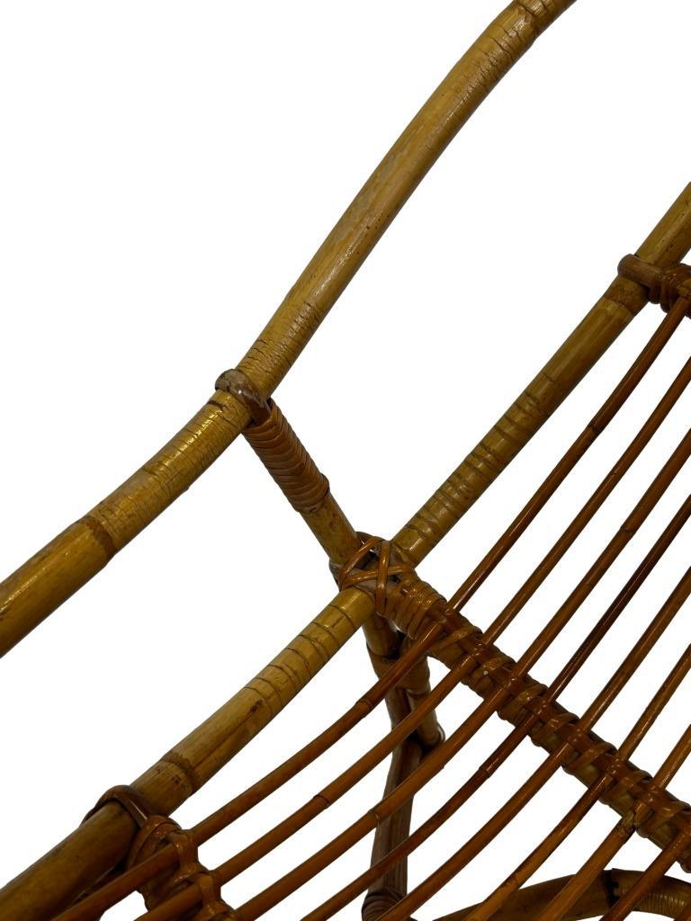 Vintage Set Van 4 Rotan Fauteuils Rohe Noordwolde 1960 image 16