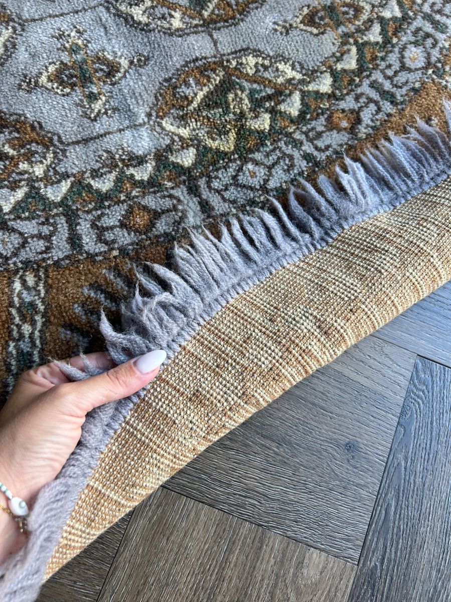 Vloerkleed Grey/beige Persian Look Rond Vintage image 4