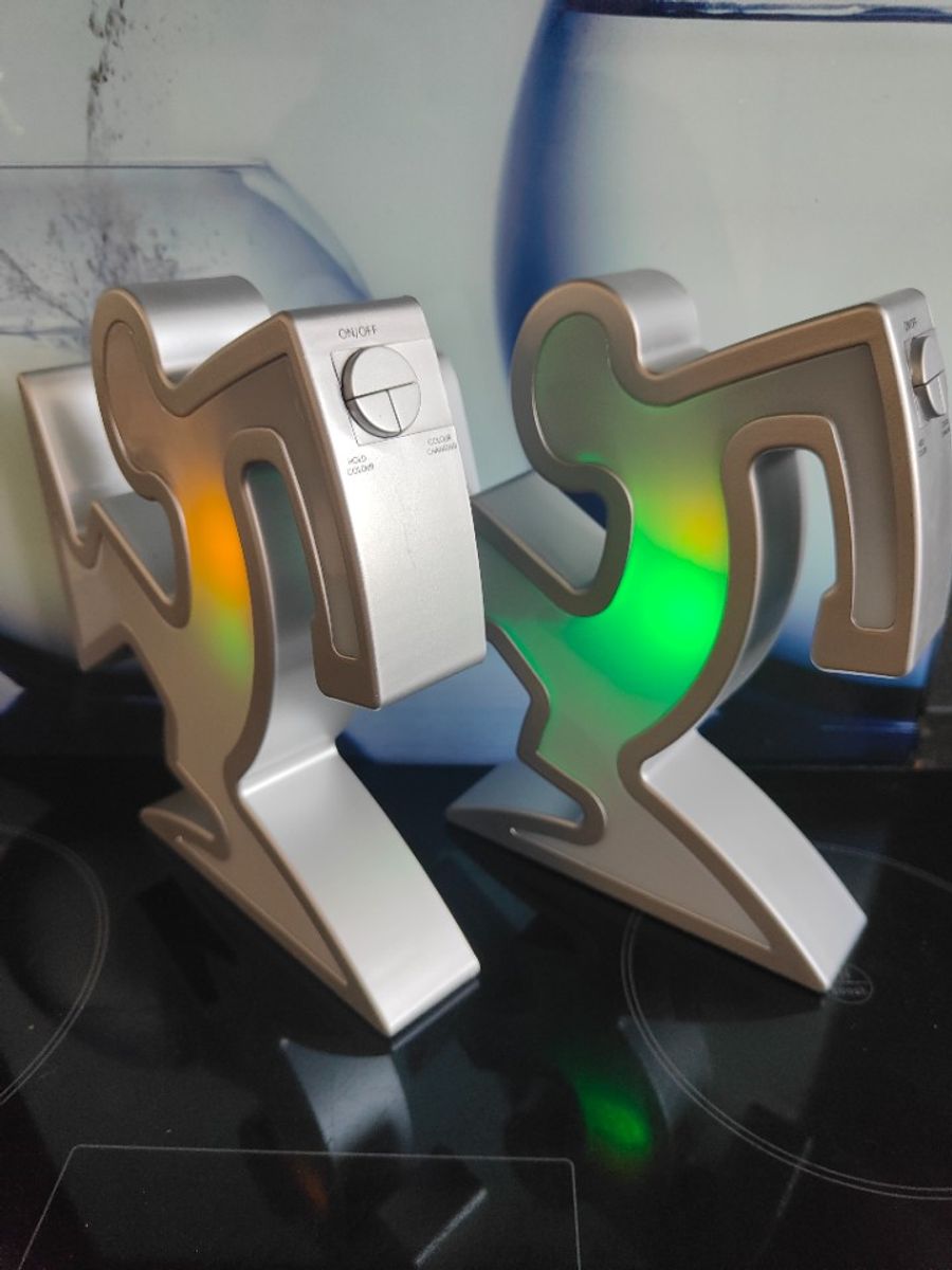 Set Osvaldo Cavandoli Keith Haring La Linea Lampen Grijs image 4