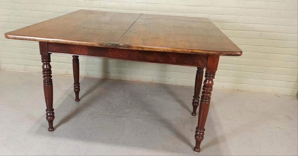 Vintage Antieke Uitschuifbare Tafel, Karttafel image 7