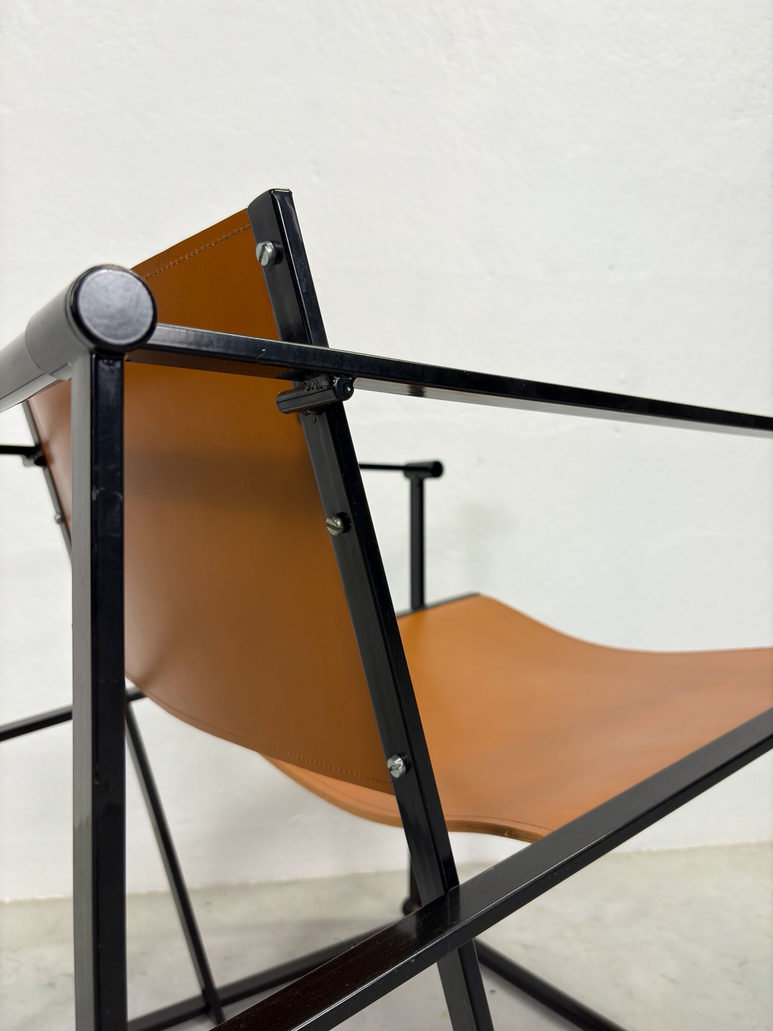 Vintage Pastoe Fm60 Fauteuil Cognac Tuigleer image 17