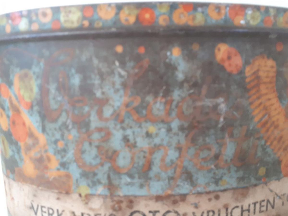 Antiek Blik Verkade Verkades Confetti Oto Vruchten Toffee image 3