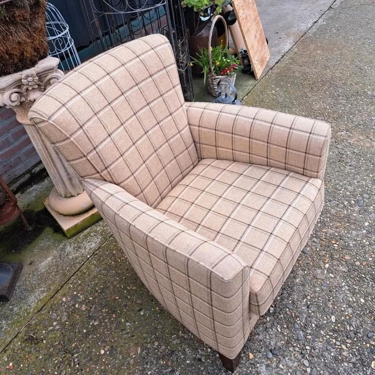 Klassieke Fauteuil Engelse Stijle Van Het Merk Finkeldei image 3