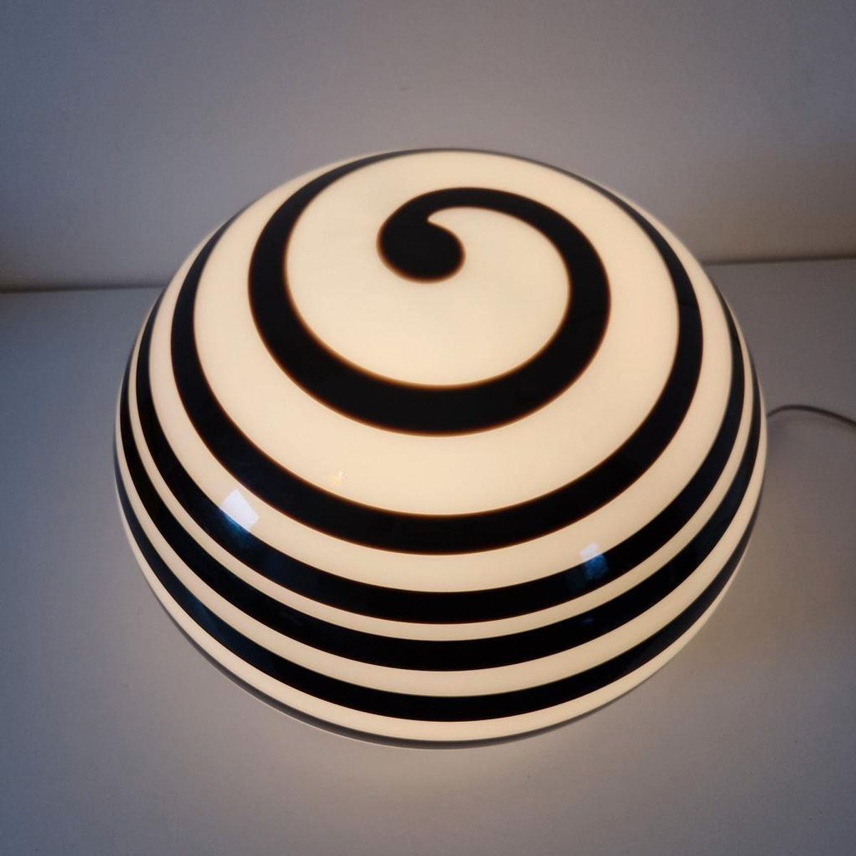 Xxl Swirl Ilo Lamp Glazen Bollamp Vintage Lamp image 7