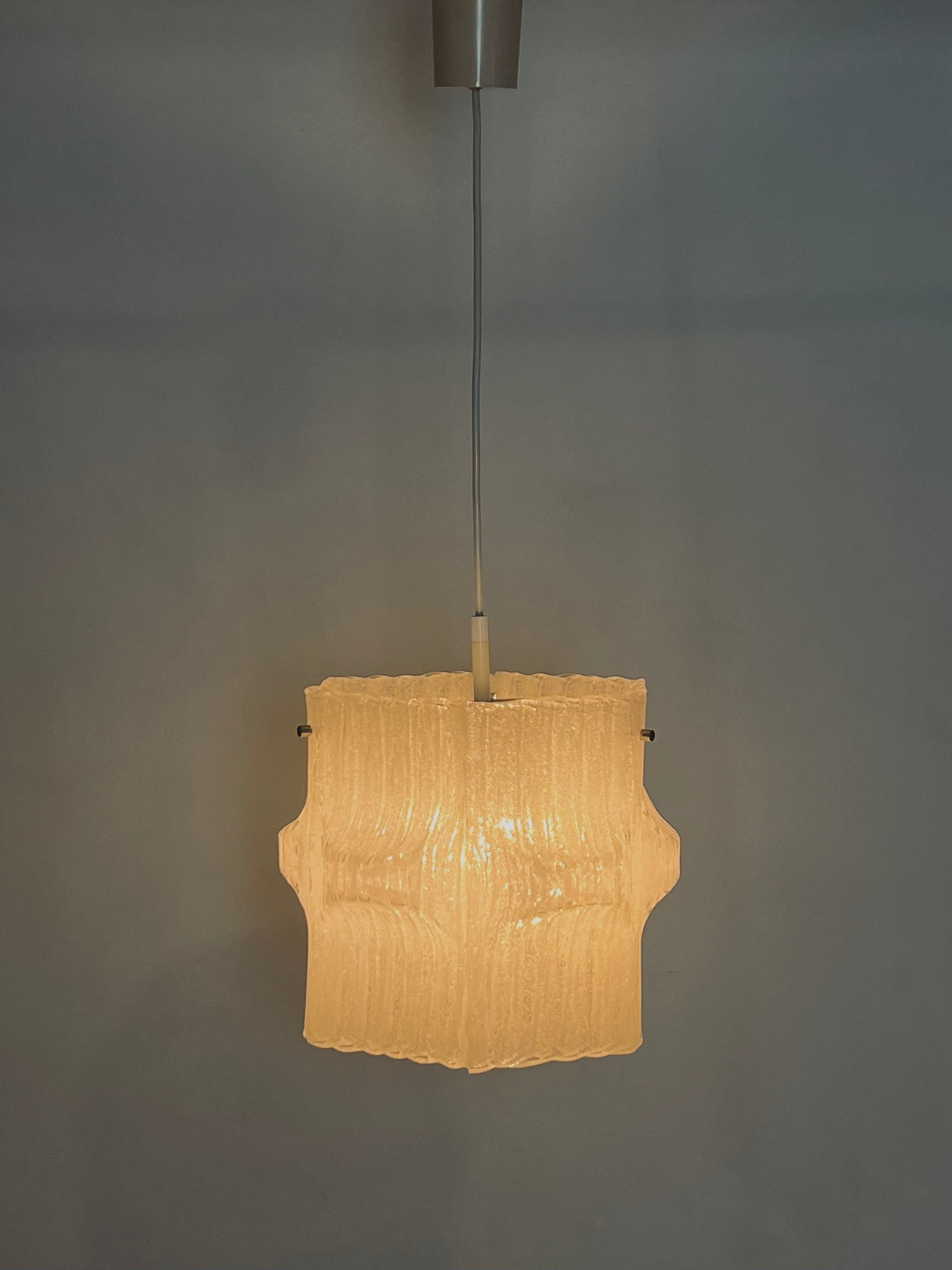 Vintage Pendant Lamp – Ice Lucite image 5