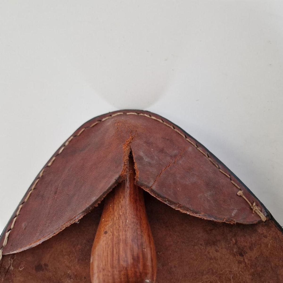 Vintage 3 Poot Krukje Uitvouw Kruk Bijzettafel Brutalist image 9