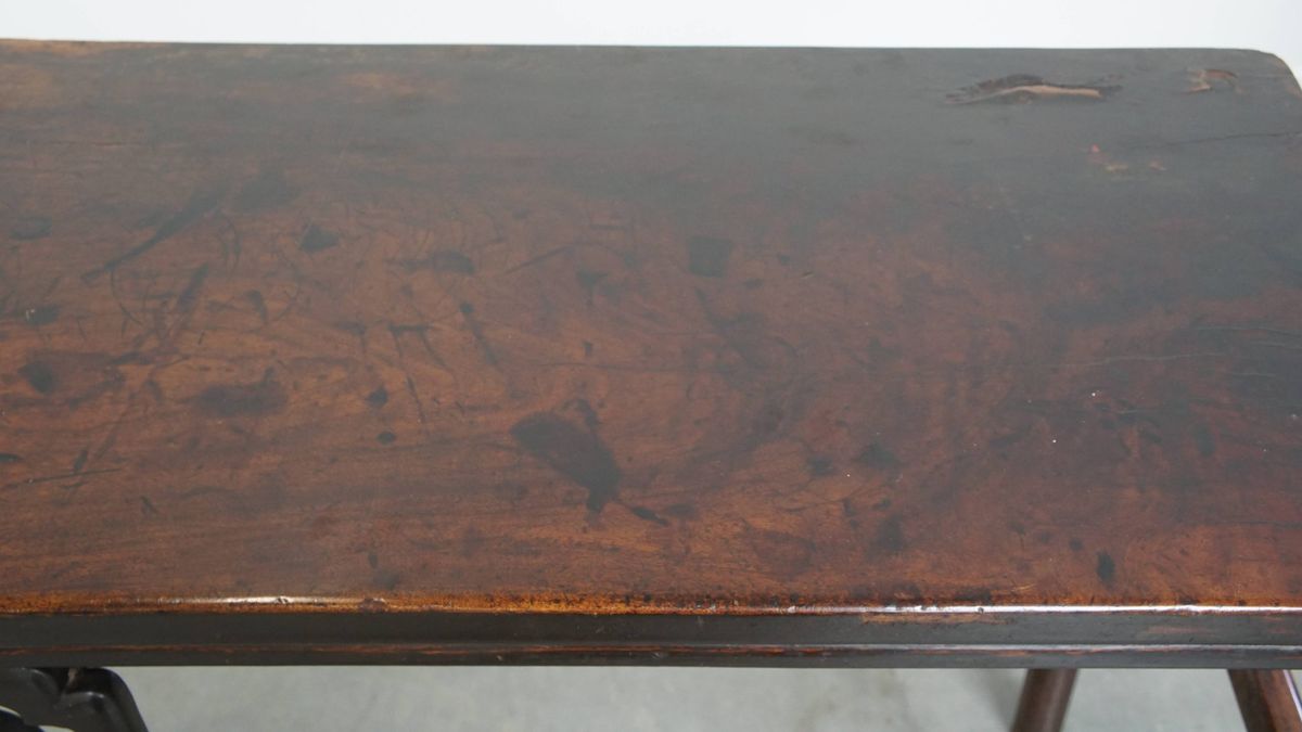Antieke Chinese Side Table/ Altaar Tafel Uit Begin 1900 Met Een Zeldzame Single Piece Top image 7
