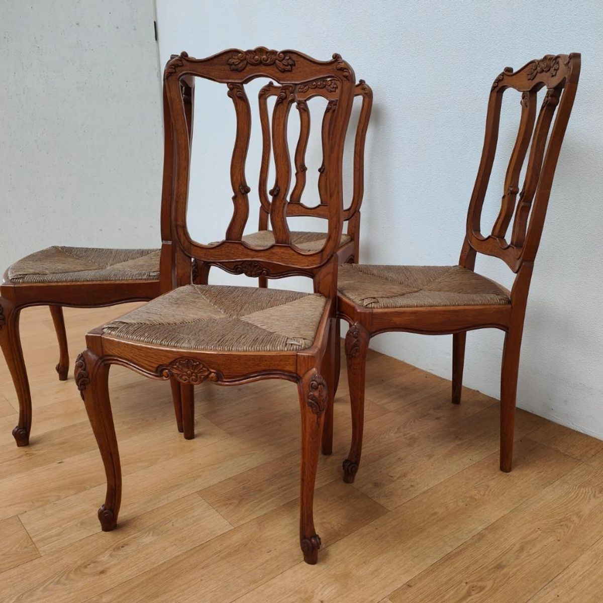 Vintage Landelijke Stoelen Eettafelstoelen Eetkamerstoelen Set Prijs image 3