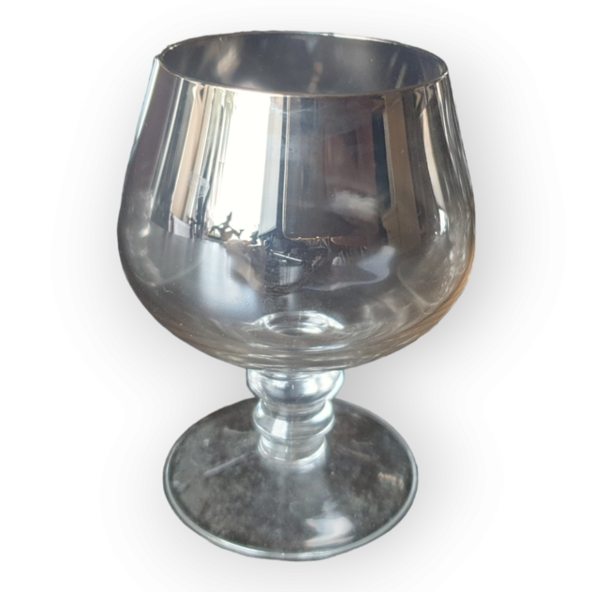 Set Van 11 Vintage Jaren 60 Zilver Ombre Cognac Glazen image 3
