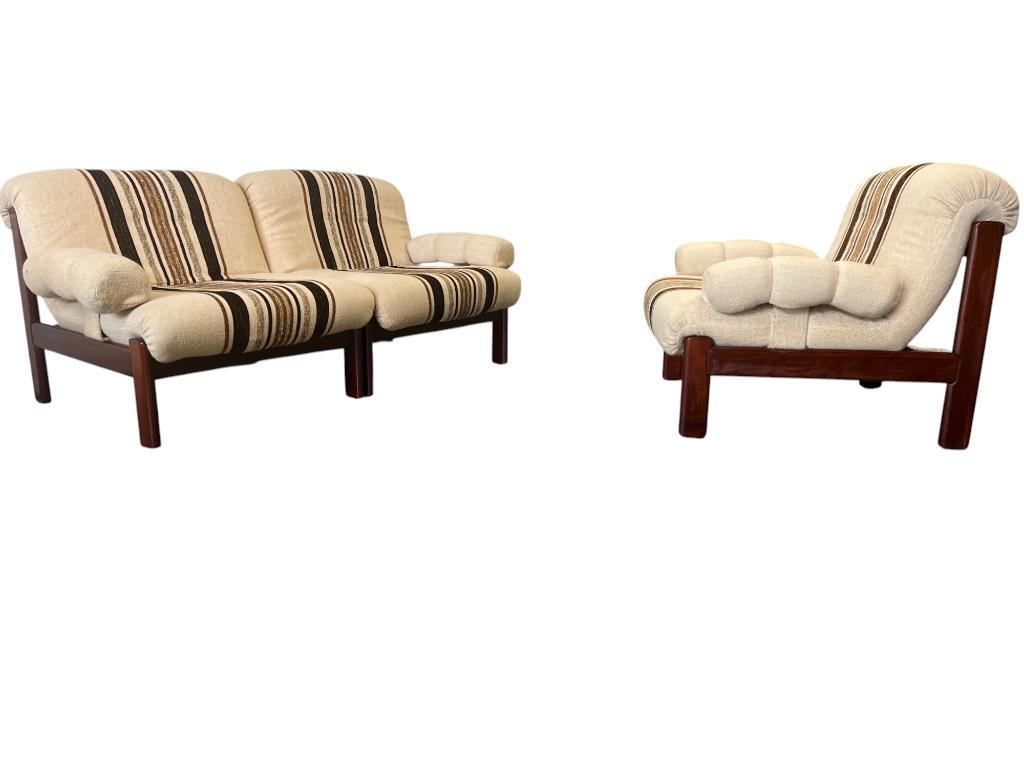 Set Van 3 Vintage Modulaire Fauteuils / Elementenbank image 13