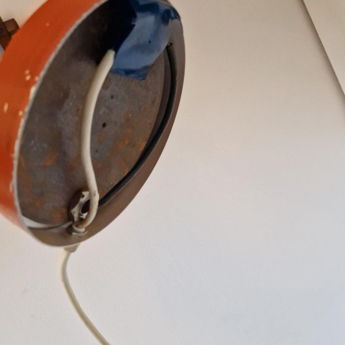 Vintage Bureaulamp Oranje Lamp Desklight Jaren 70 Retro Lamp image 12