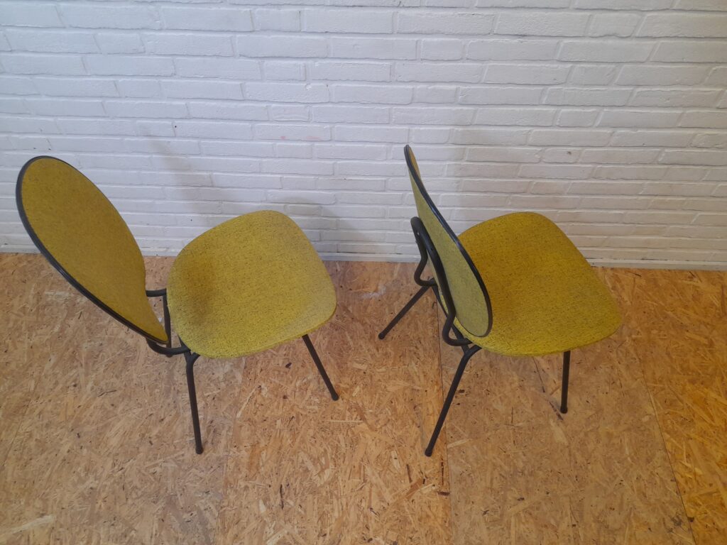 Pair Of French Diner Chairs Fyfties image 3